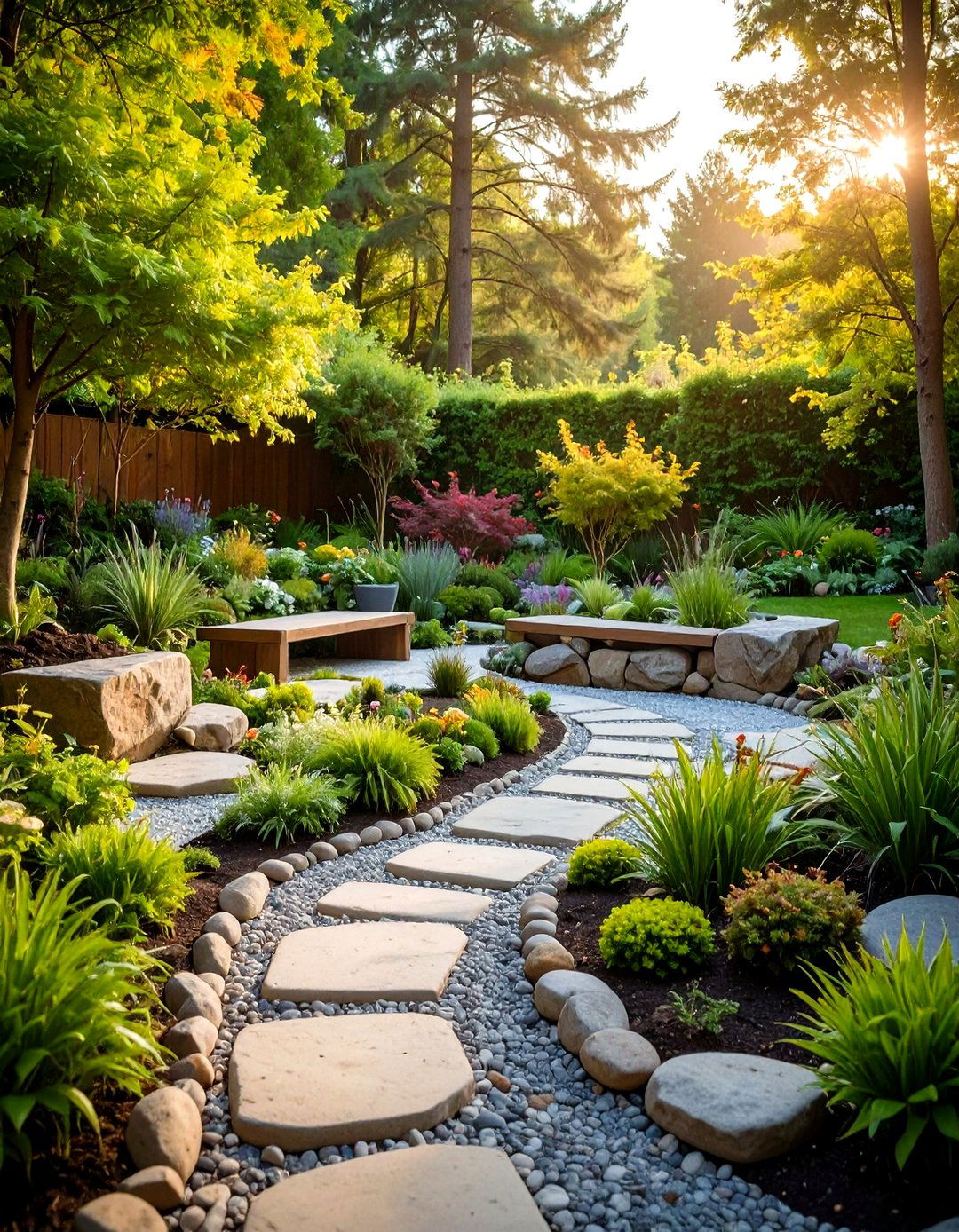 Rock Landscaping Therapeutic Garden - 20 Rock Landscaping Ideas
