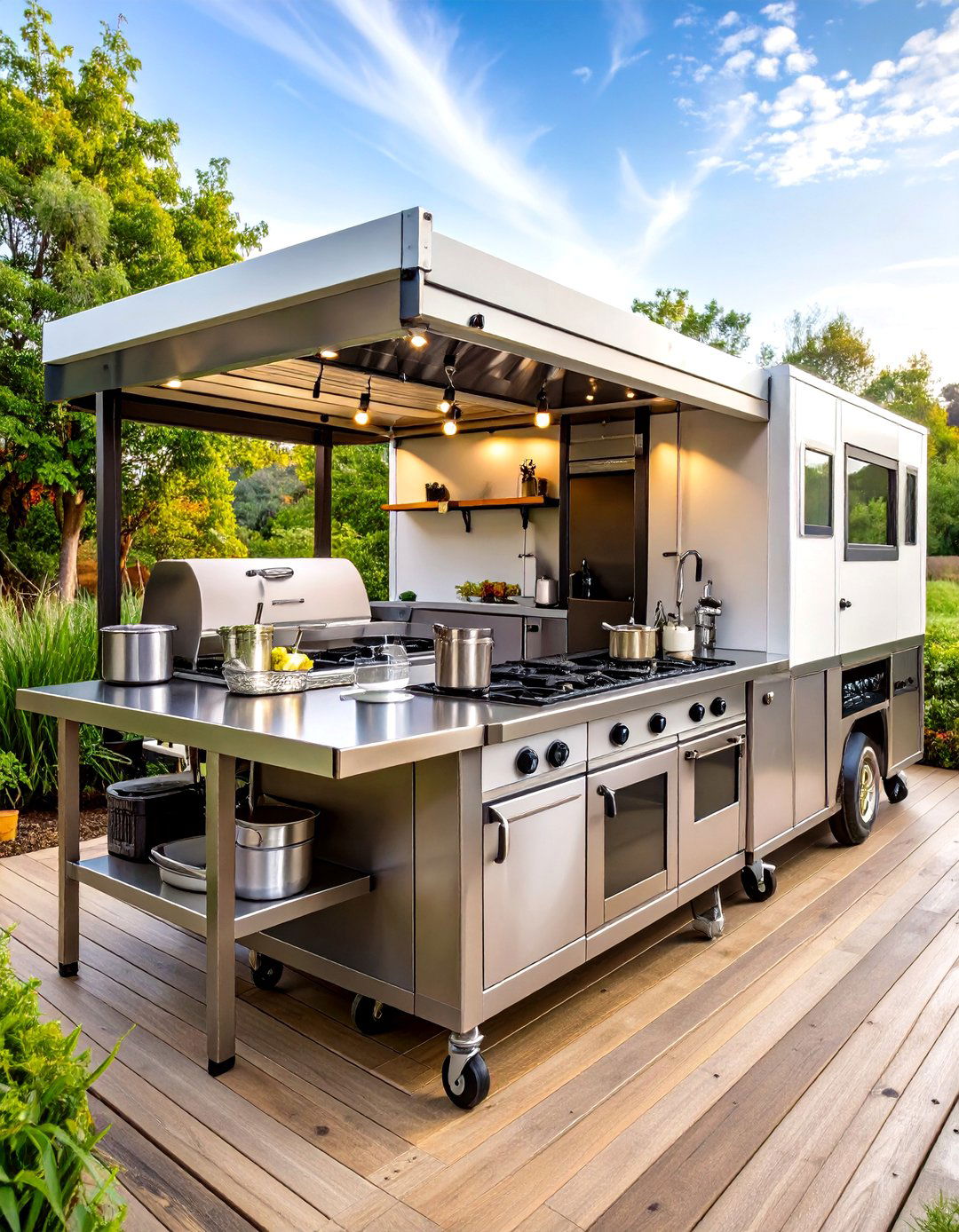 Roll Away Modular Dirty Kitchen - 20 Dirty Kitchen Ideas