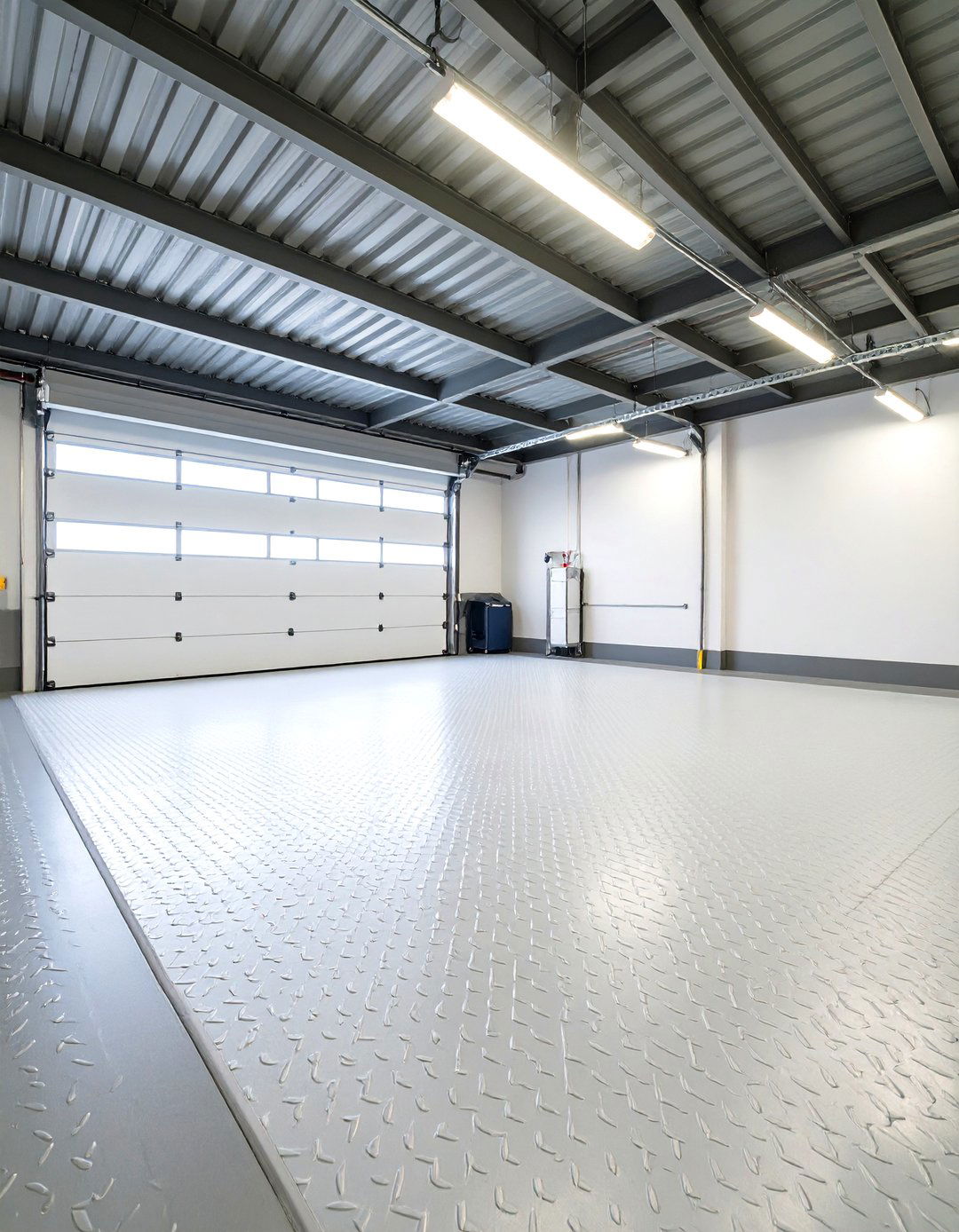 Roll Out PVC Mats for Fast Temporary Coverage - 20 Garage Flooring Ideas