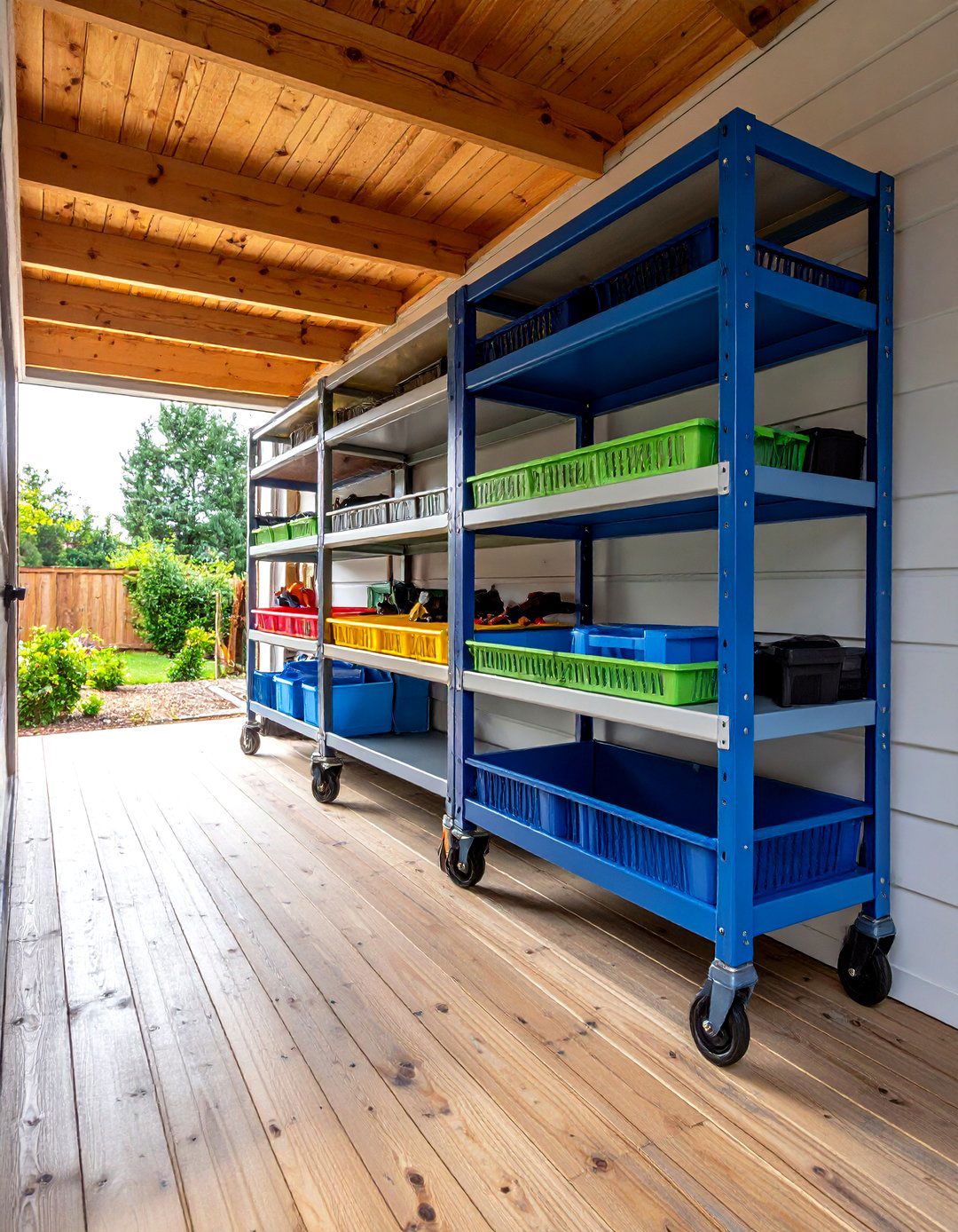 Rolling Carts - 20 Shed Shelving Ideas