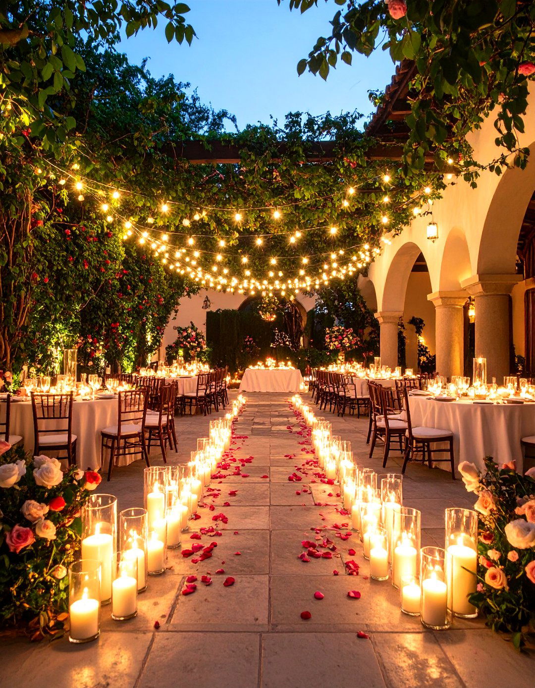 Romantic Candlelit Mexican Wedding - 20 Mexican Wedding Ideas