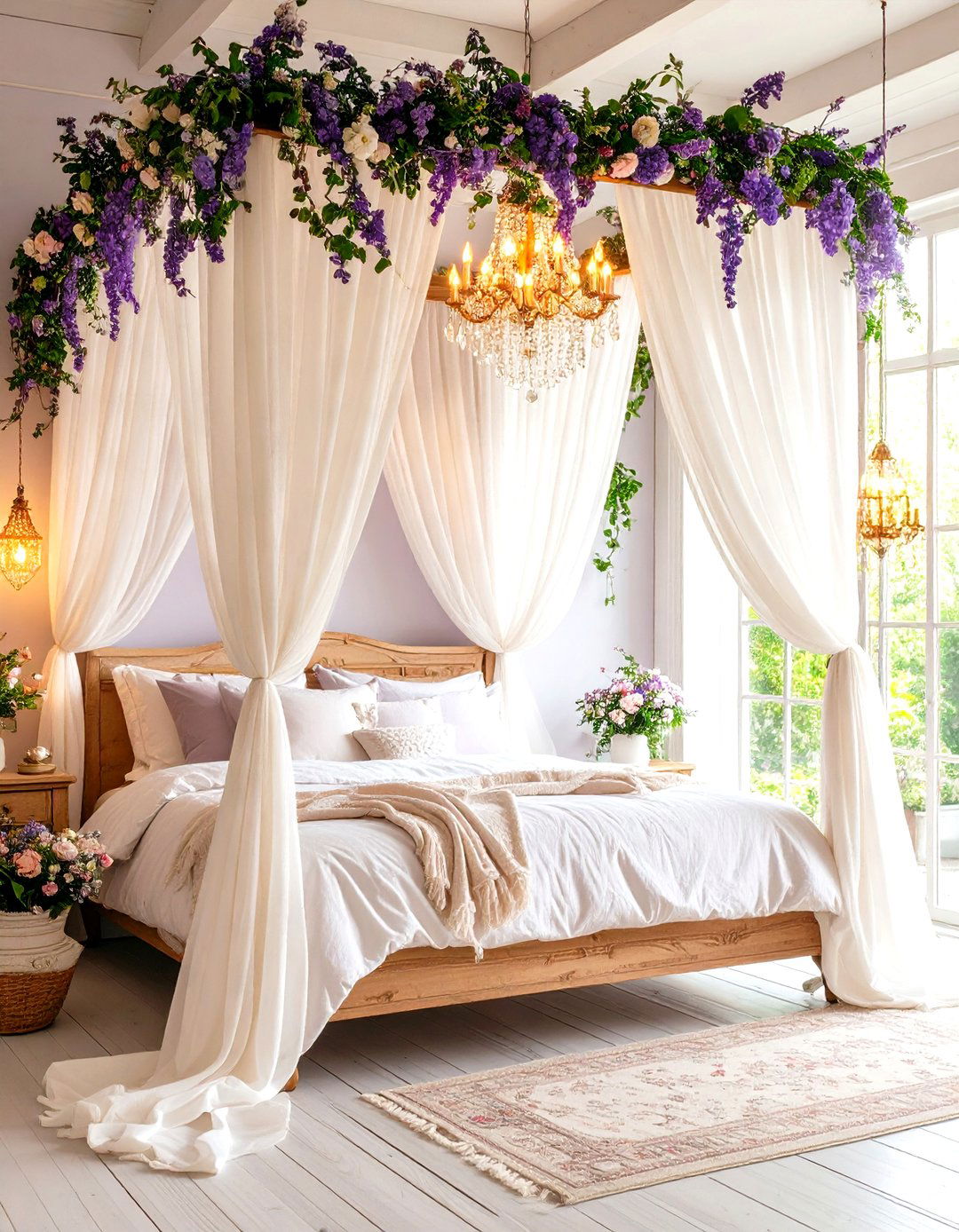 Romantic Canopy Paris themed Bedroom - 20 Paris-themed Bedroom Ideas
