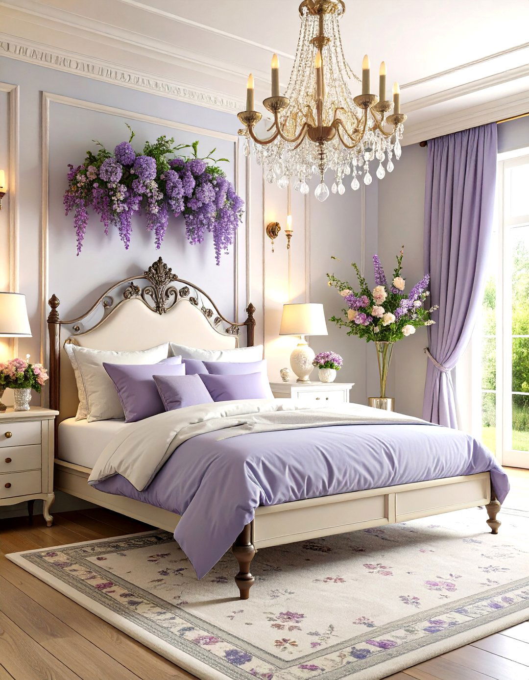 Romantic French Country Large Bedroom Design - 20 Large Bedroom Design Ideas