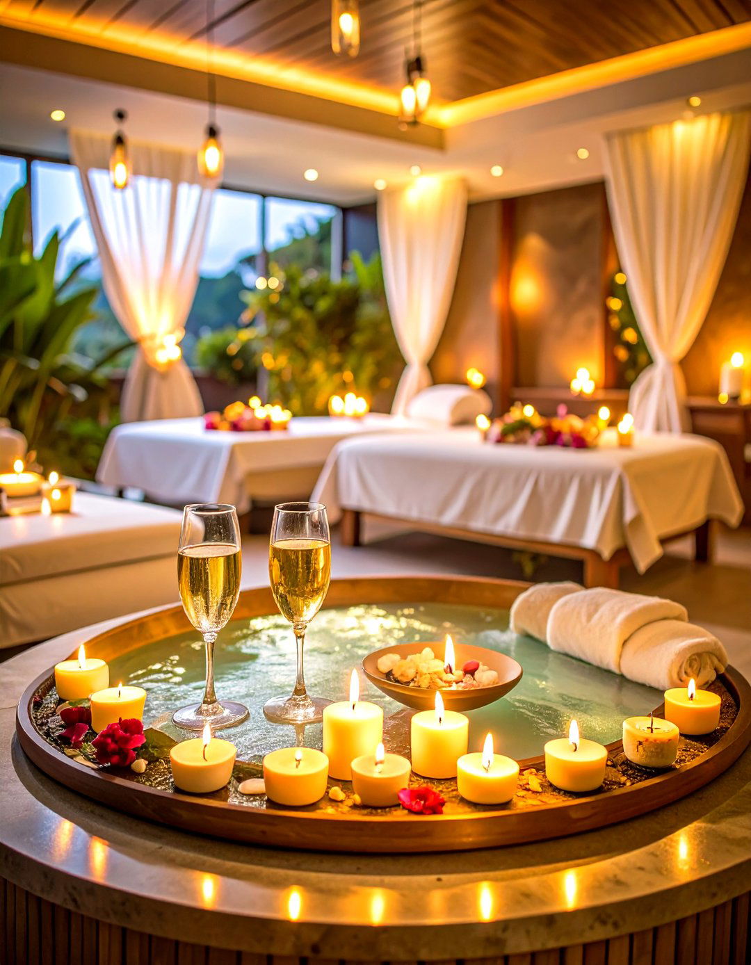 Romantic Wedding Anniversary Spa Retreat Experience - 20 Wedding Anniversary Ideas