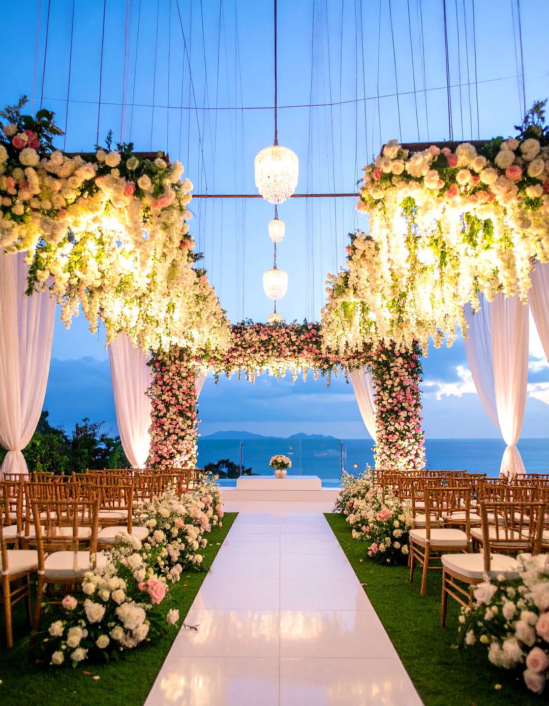 Romantic Wedding Ideas with Ethereal Floral Installations - 20 Romantic Wedding Ideas
