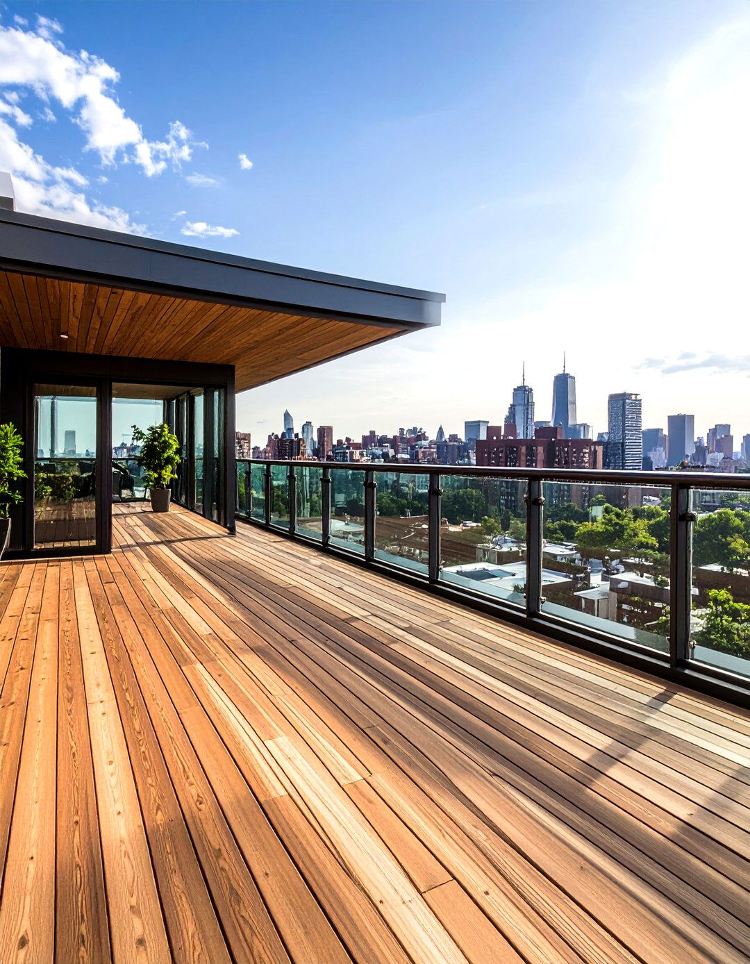 Rooftop Platform Deck for Urban Views - 20 Platform Deck Ideas