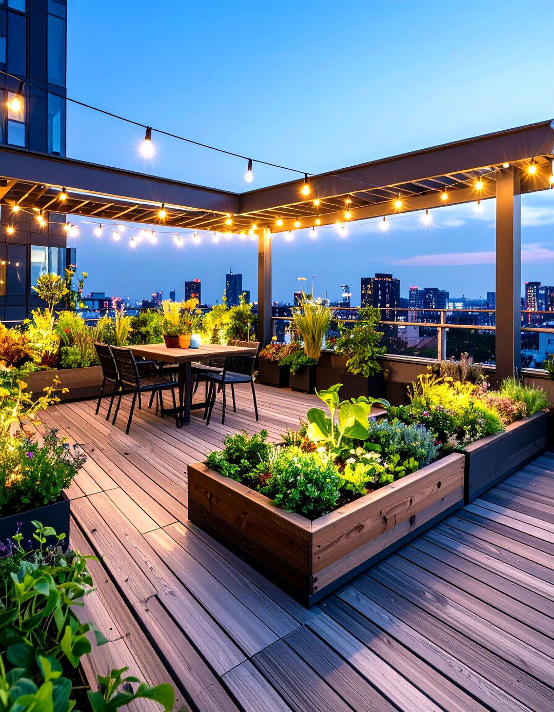 Rooftop Small Garden Turns Airspace into Oasis - 20 Modern Small Garden Ideas