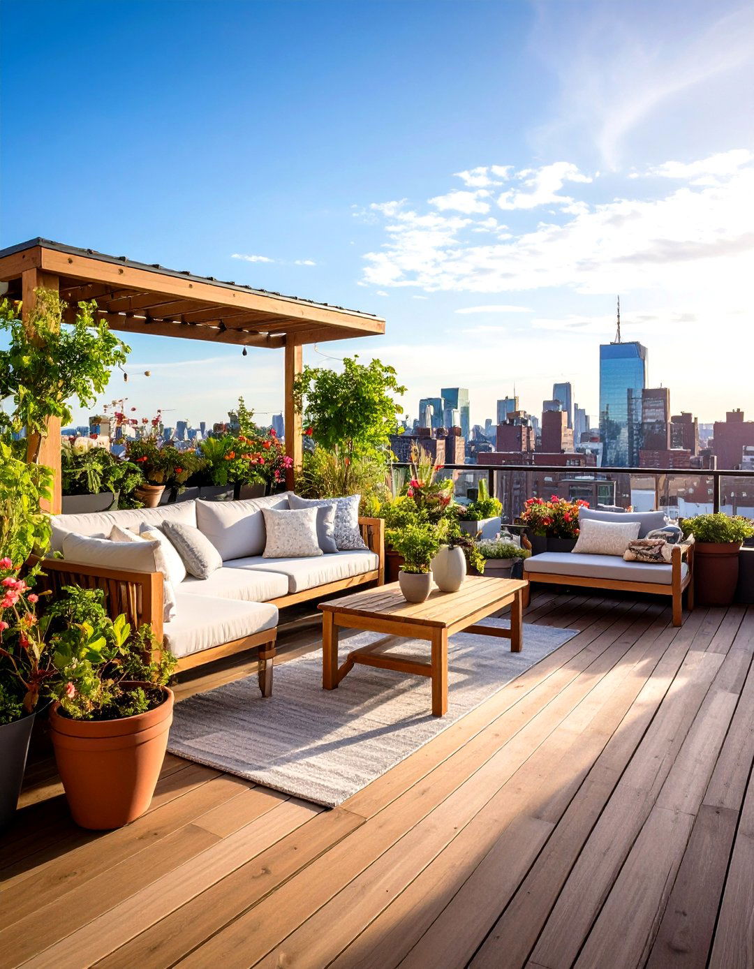 Rooftop Urban Outdoor Catio - 20 Outdoor Catio Ideas