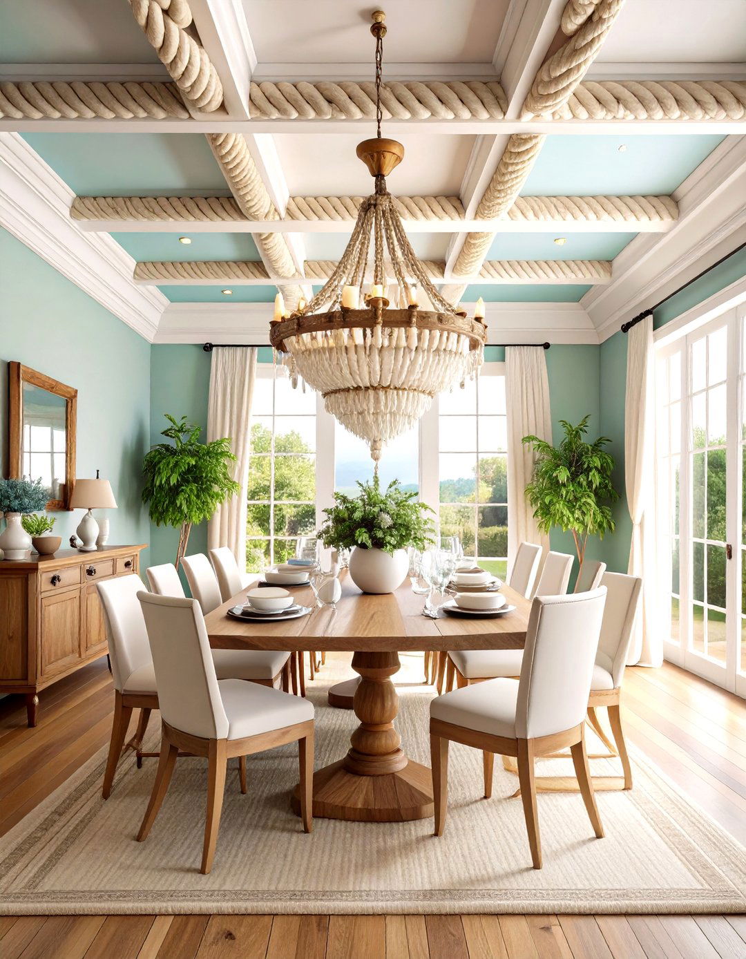 Rope and Bead Ceiling Trim Details - 20 Ceiling Trim Ideas