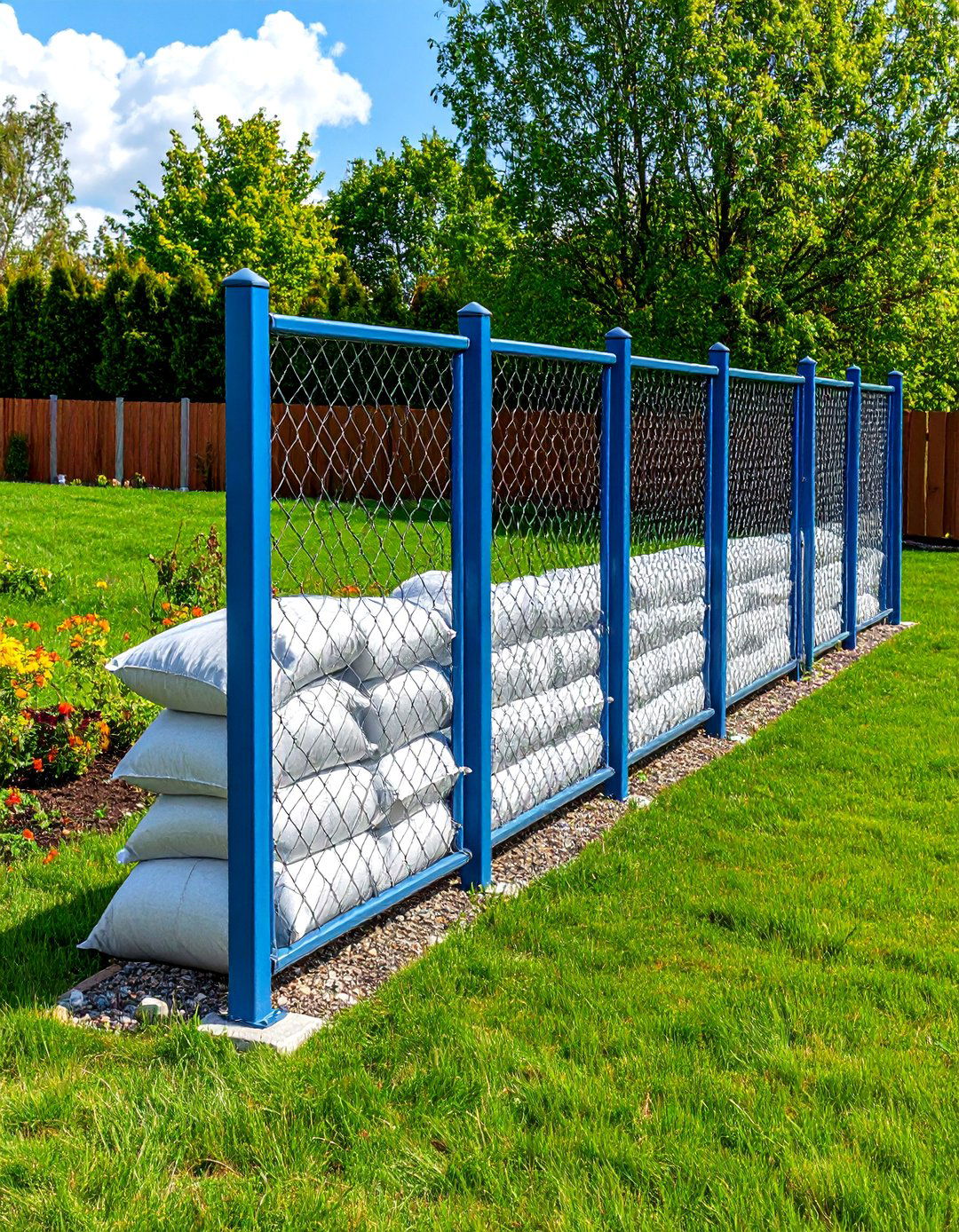 Rope and Picket Fence - 20 Temporary Fence Ideas