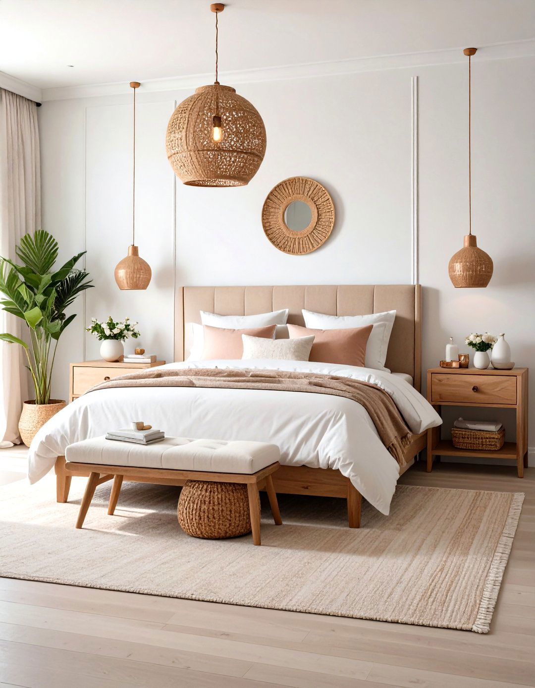 Rose Gold Bedroom Coastal Relaxation - 20 Rose Gold Bedroom Ideas