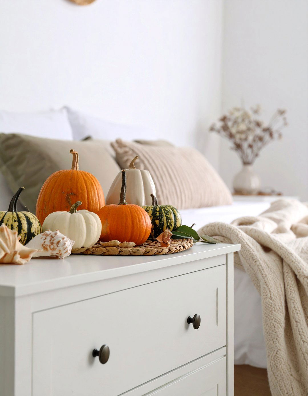Rotate Seasonal Accents for Fresh Energy - 20 Dresser Decor Ideas