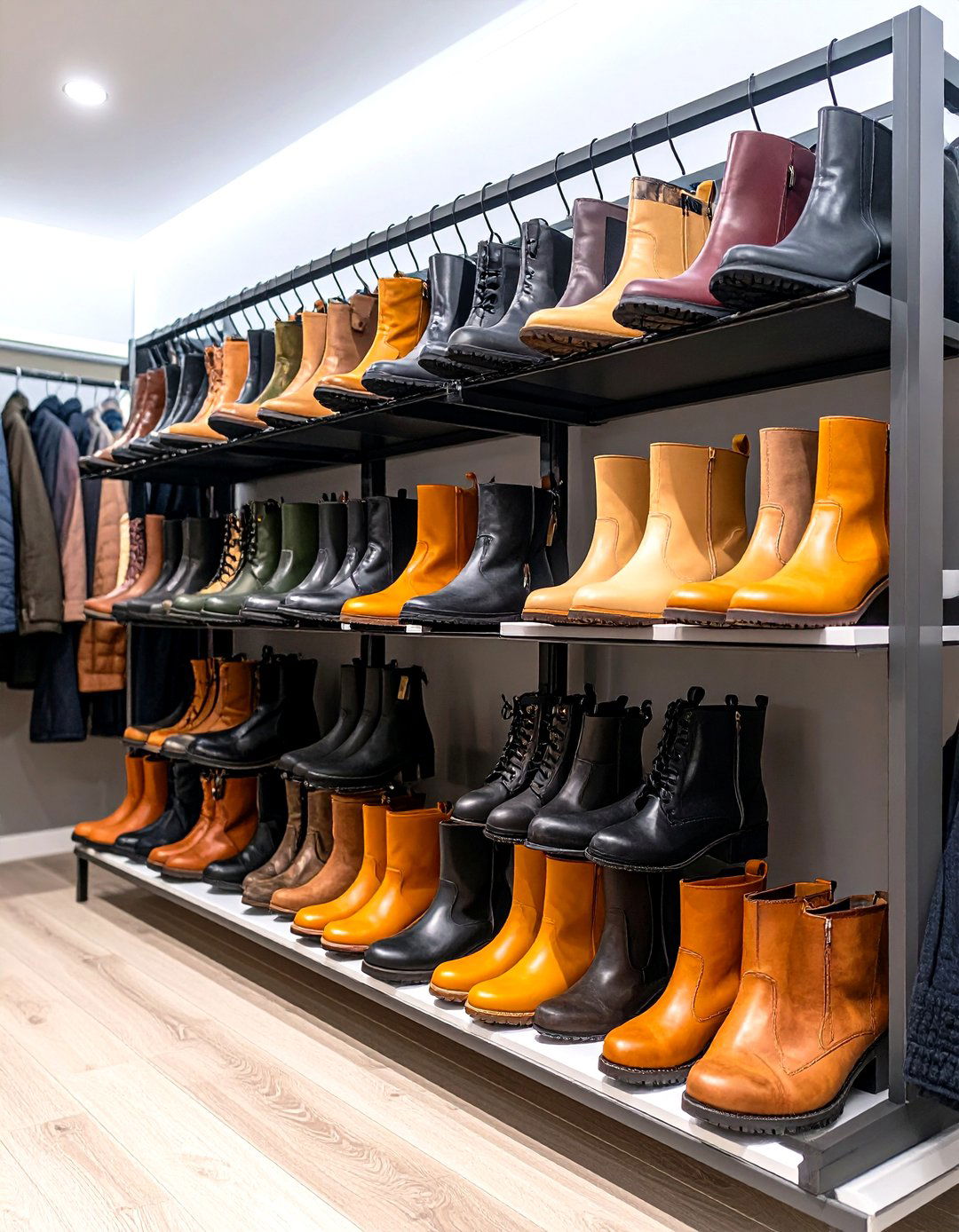 Rotating Boot Storage Carousels - 20 Boot Storage Ideas