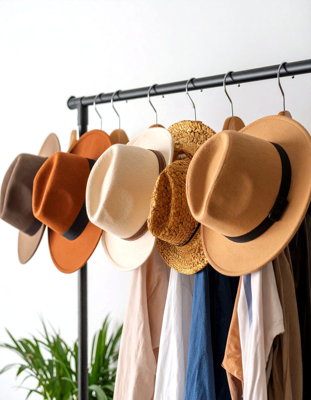 Rotating Closet Rod Hanger - 20 Hat Storage Ideas