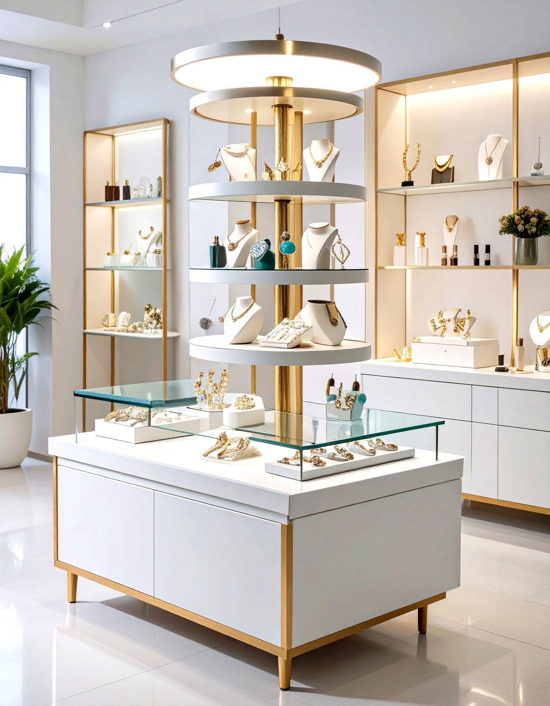 Rotating Jewelry Storage Displays - 20 Jewelry Storage Ideas