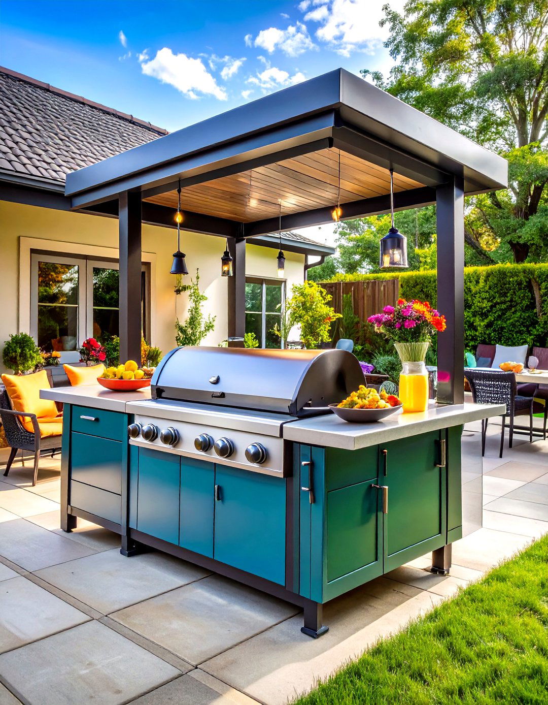 Rotisserie Showcase Grill Station - 20 Grill Station Ideas