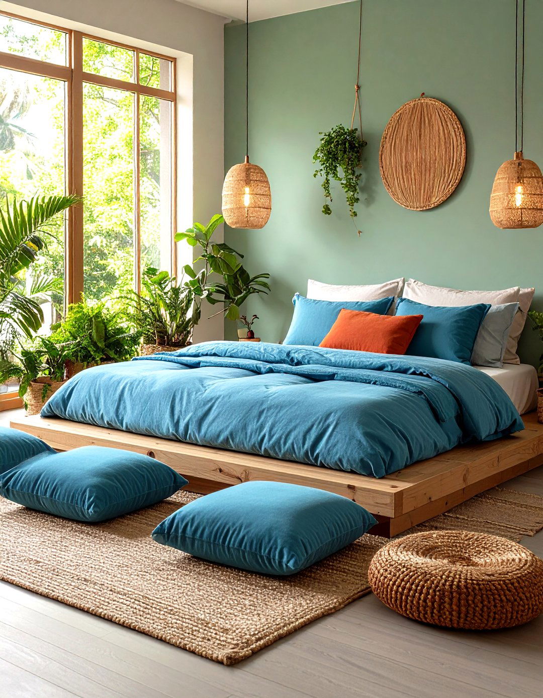 Royal Blue Contemporary Wellness Bedroom Retreat - 20 Royal Blue Bedroom Ideas