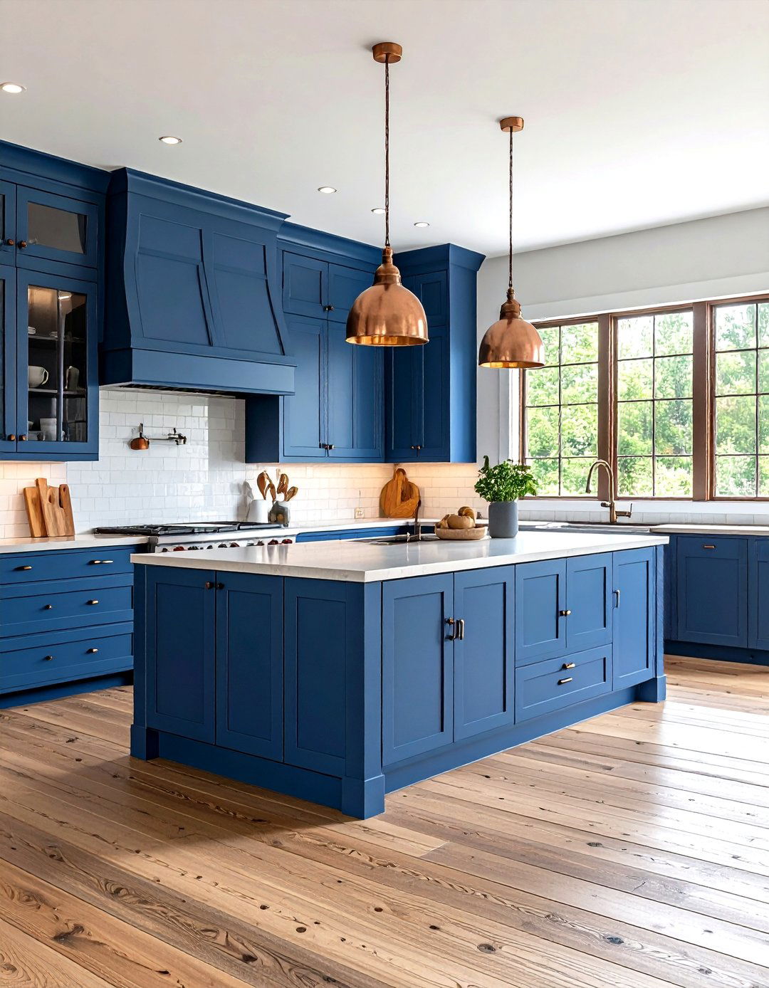 Royal Blue Farmhouse Kitchen Cabinets - 20 blue farmhouse kitchen cabinets