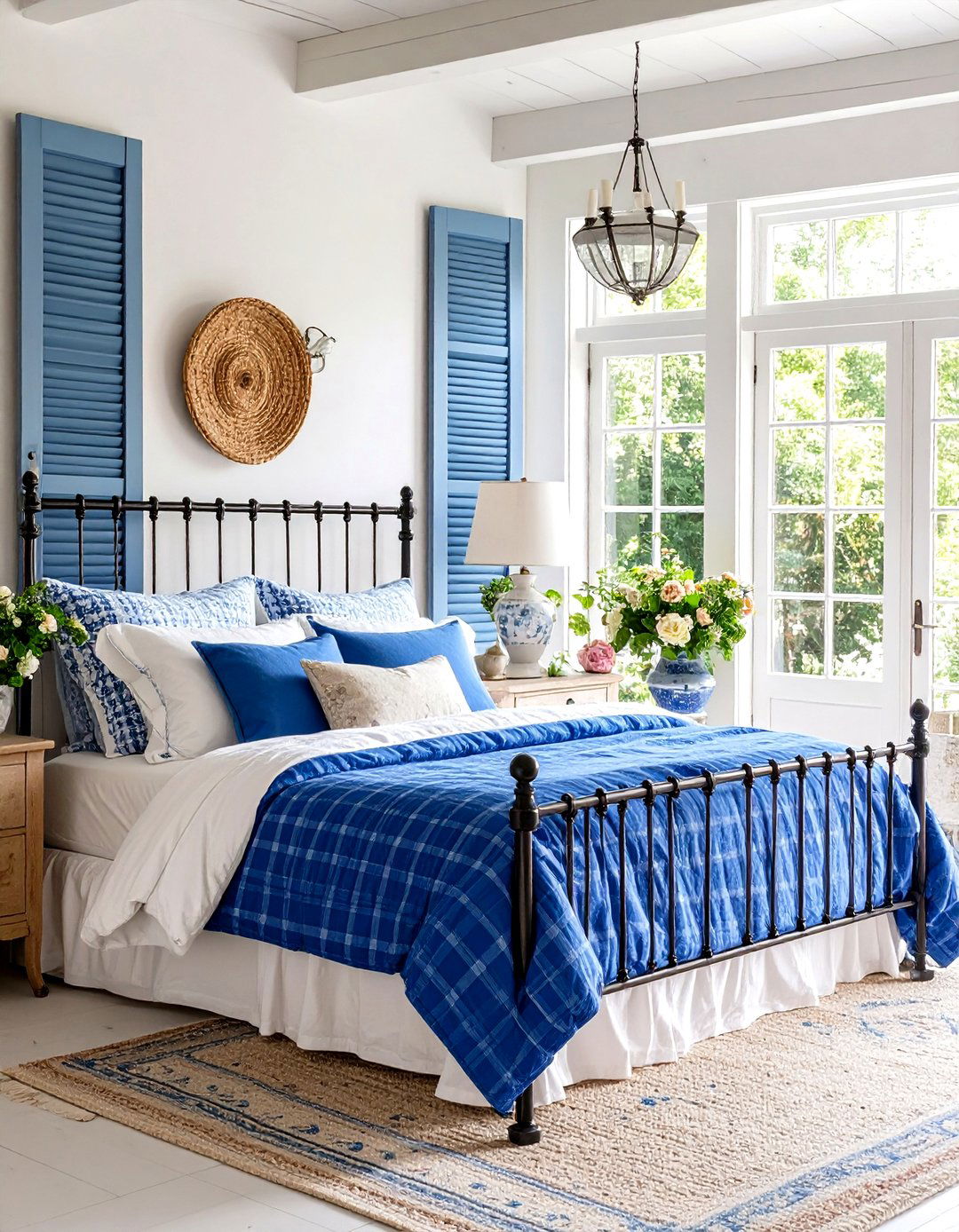 Royal Blue French Country Bedroom Romance - 20 Royal Blue Bedroom Ideas