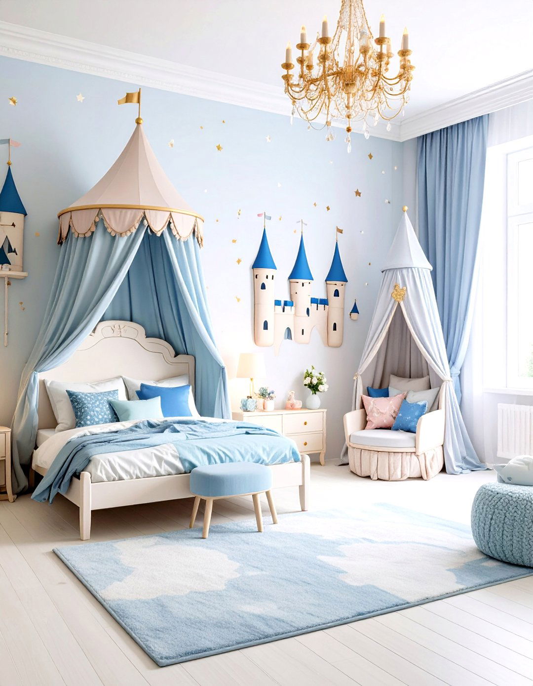 Royal Blue Gender Neutral Kids Royal Kingdom - 20 Royal Blue Bedroom Ideas