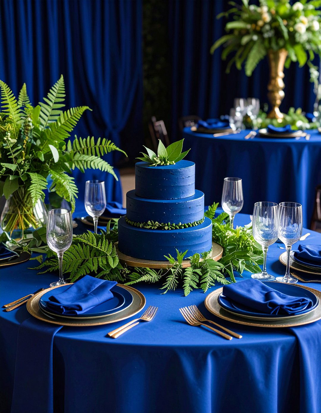 Royal Blue and Bright Green Wedding Theme - 20 Blue Wedding Theme Ideas