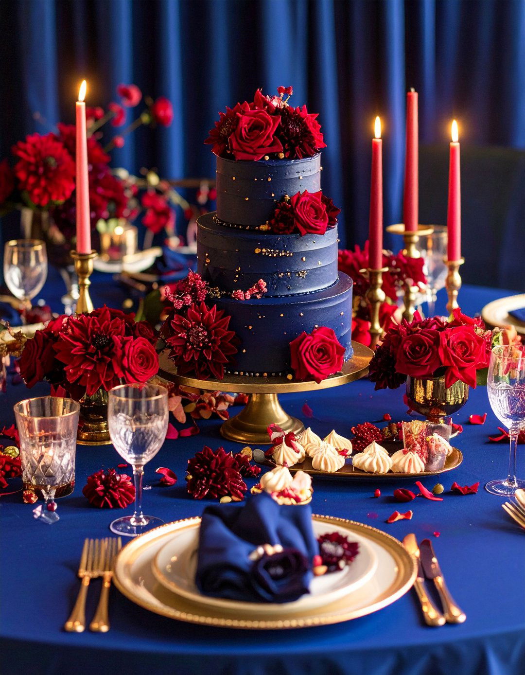 Royal Blue and Burgundy Wedding Theme - 20 Blue Wedding Theme Ideas