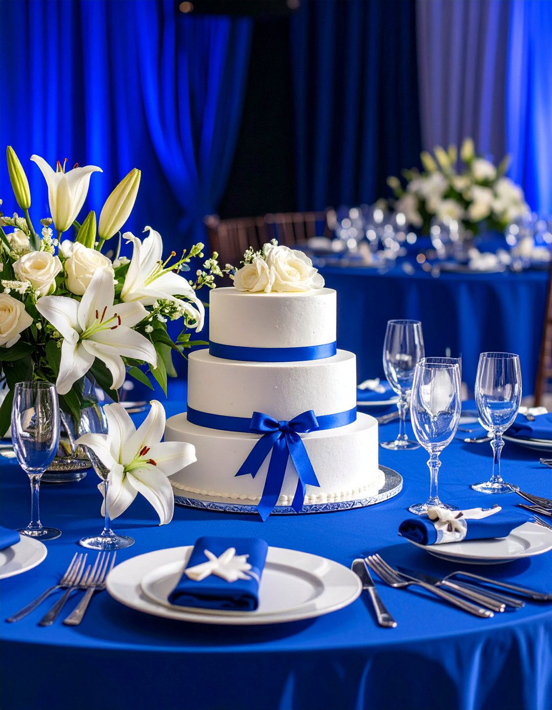 Royal Blue and White Wedding Theme - 20 Blue Wedding Theme Ideas