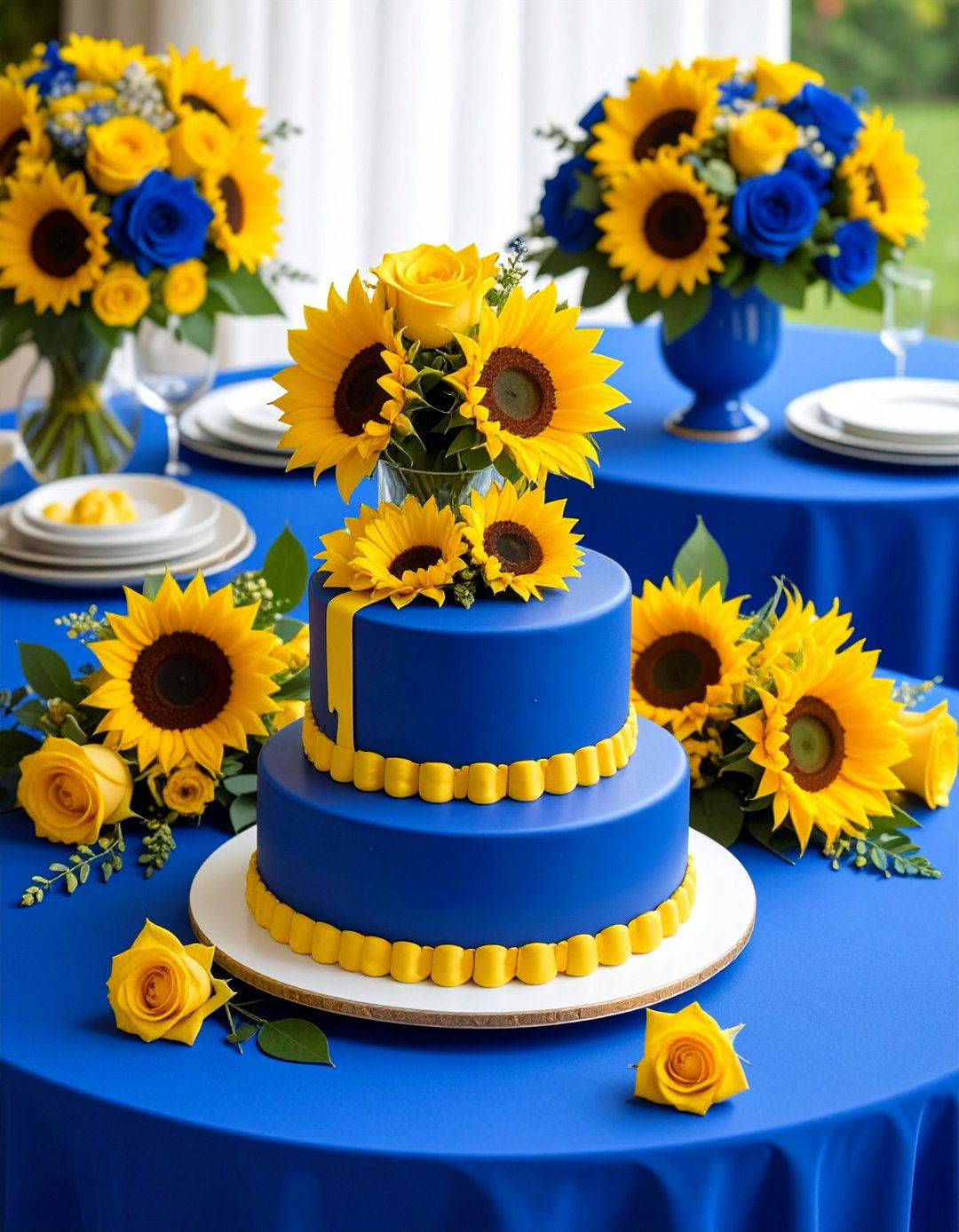 Royal Blue and Yellow Wedding Theme - 20 Blue Wedding Theme Ideas