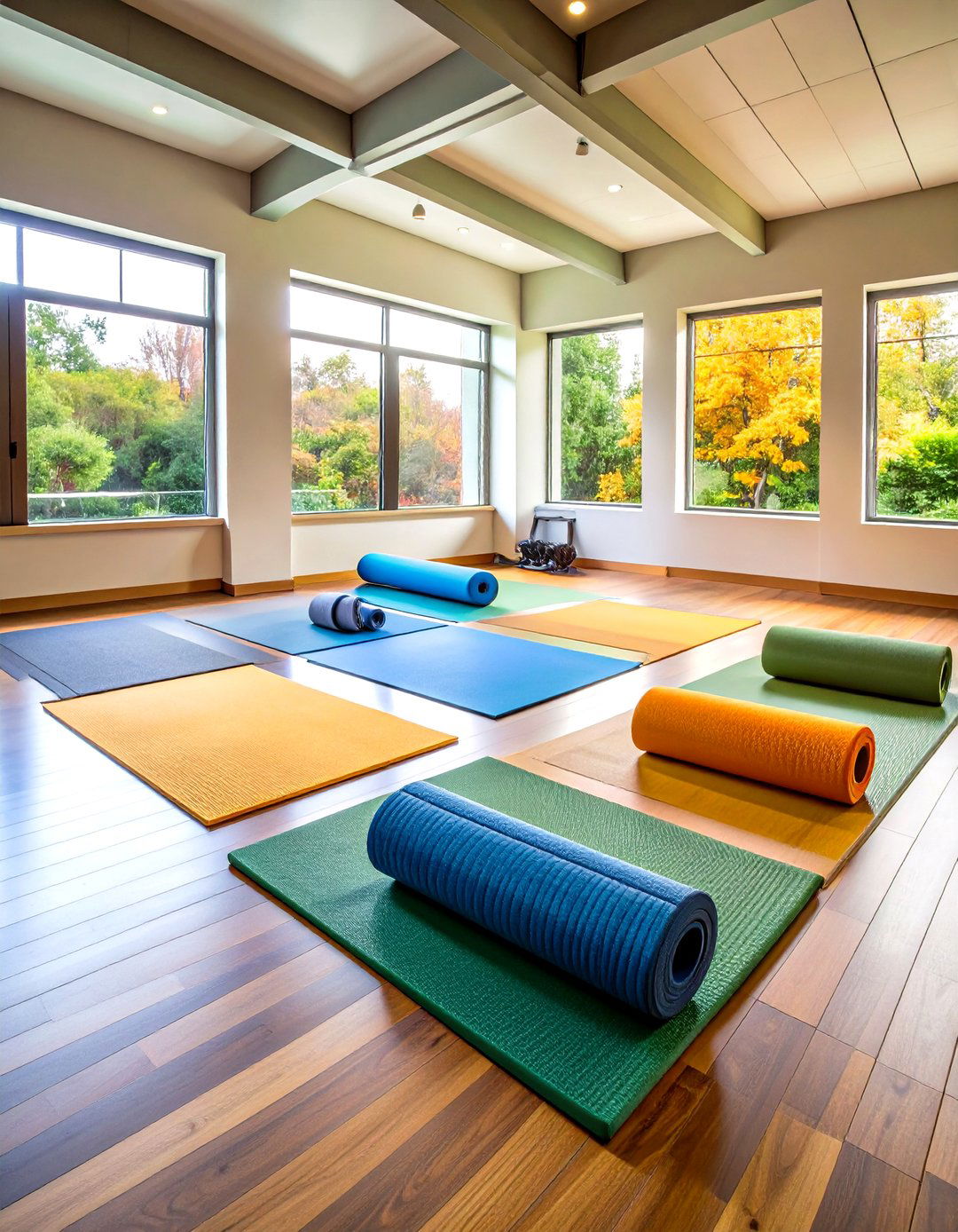 Rubber Roll Out Garage Flooring for Cushioned Comfort - 20 Garage Flooring Ideas