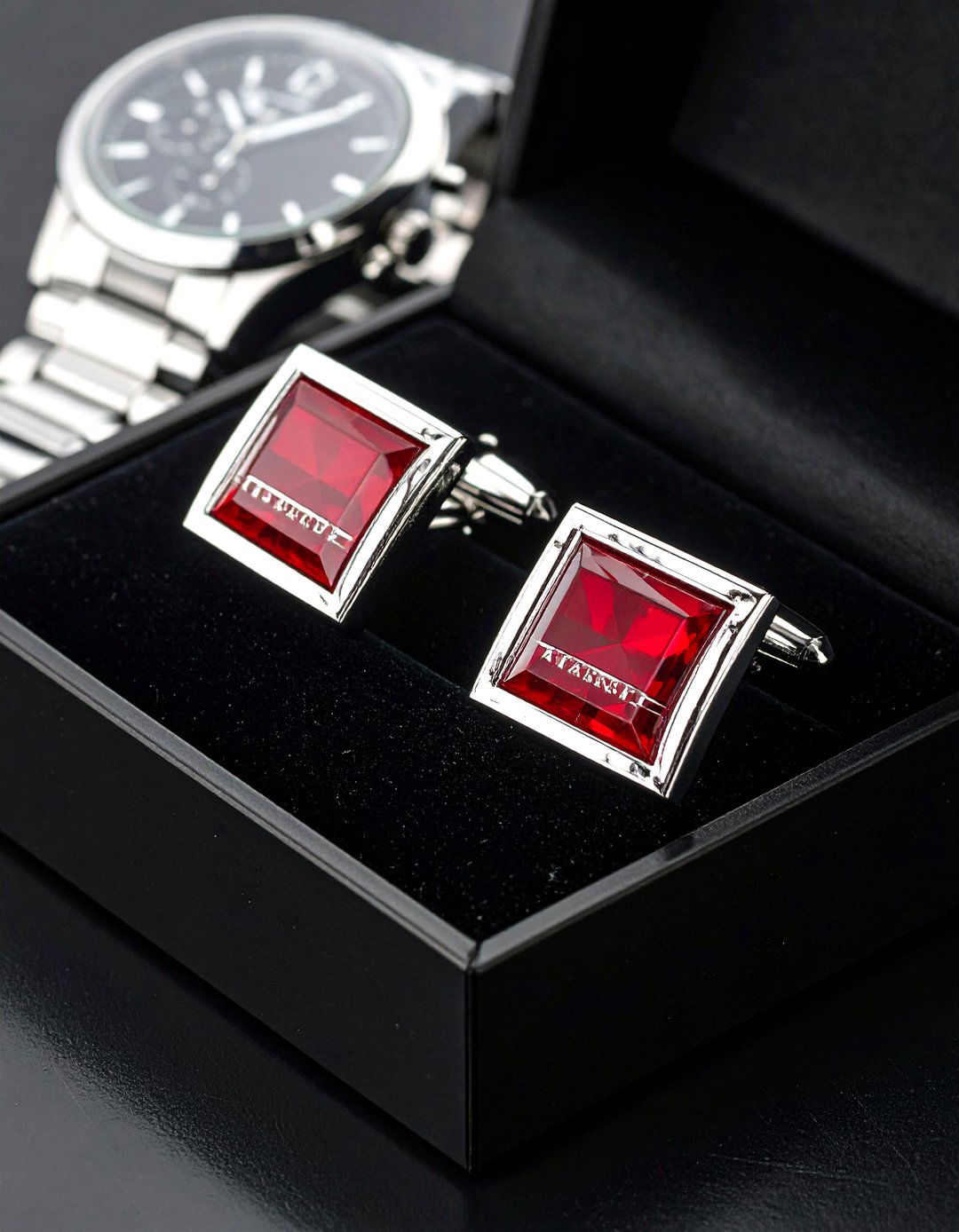 Ruby Anniversary Cufflinks and Mens Accessories - 20 40th Wedding Anniversary Gift Ideas