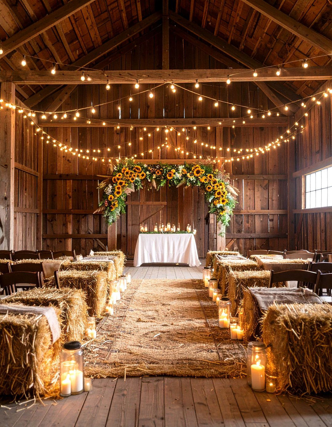 Rustic Barn Wedding Ceremony - 20 Wedding Ceremony Ideas