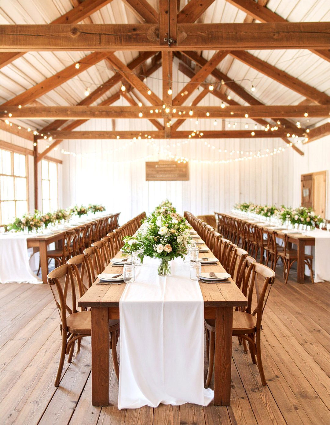 Rustic Barn Wedding Reception with Farm to Table Elements - 20 Wedding Reception Ideas