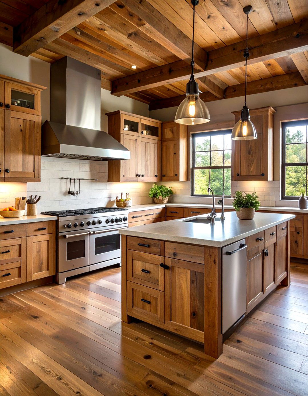 Rustic Barndominium Kitchens with Modern Appliances - 20 Rustic Barndominium Interior Design Ideas