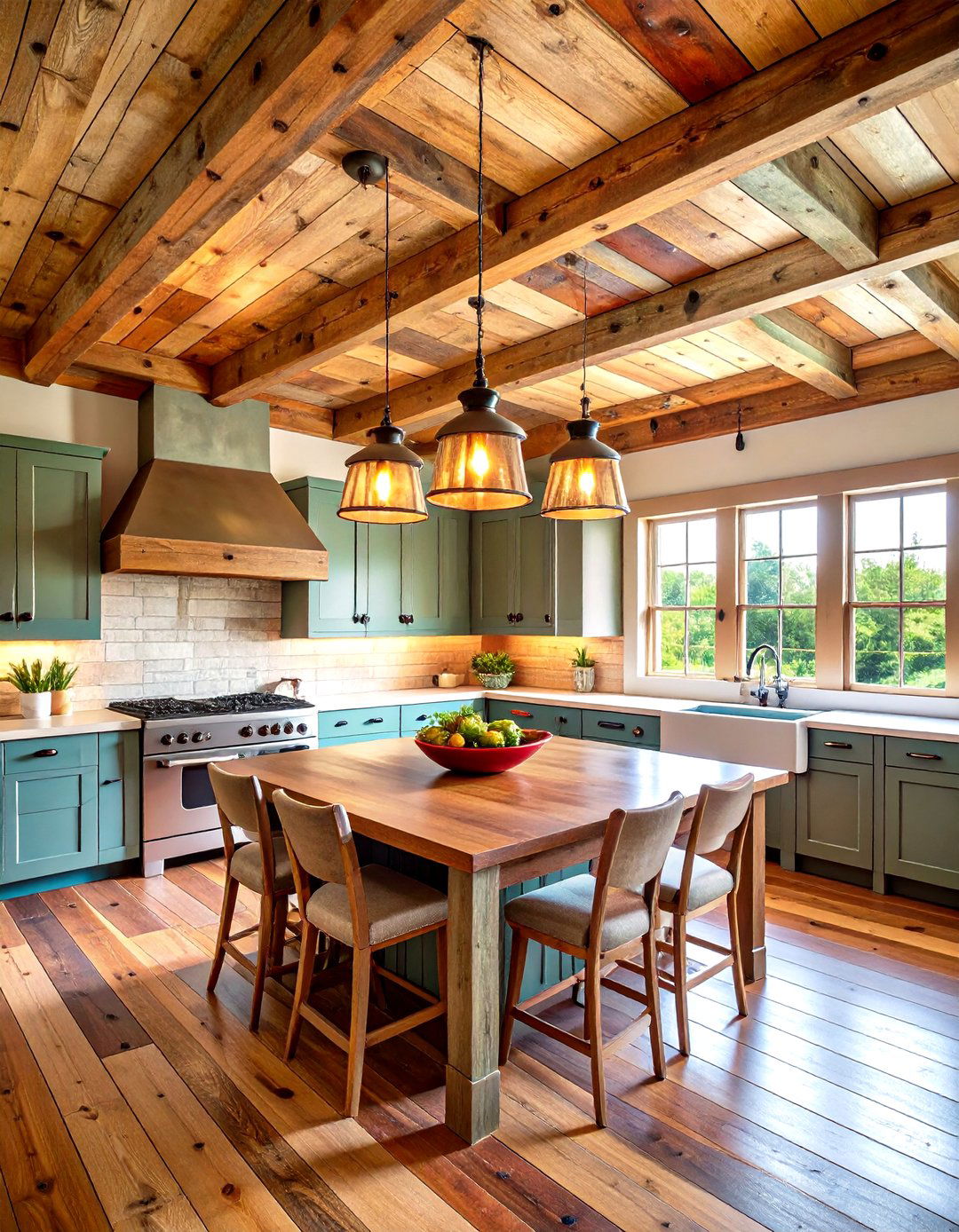 Rustic Barnwood Plywood Ceiling Style - 20 Plywood Ceiling Ideas