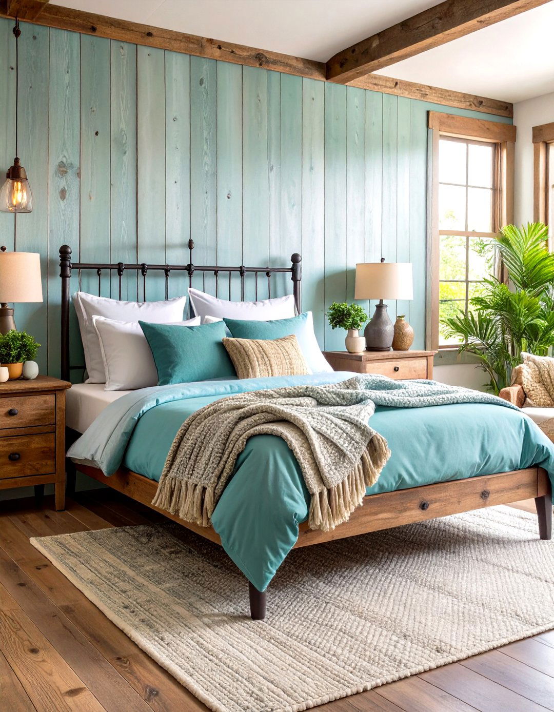 Rustic Blue and Grey Bedroom Design - 20 Blue and Grey Bedroom Ideas