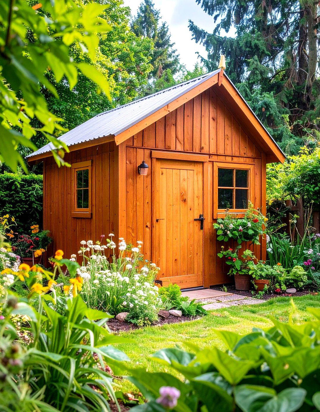 Rustic Brown Caramelized - 20 Shed Color Ideas