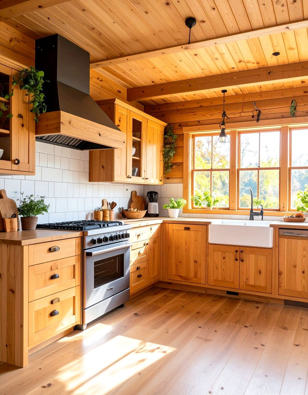 Rustic Cabin Mobile Home Kitchen Style - 20 Mobile Home Kitchen Ideas
