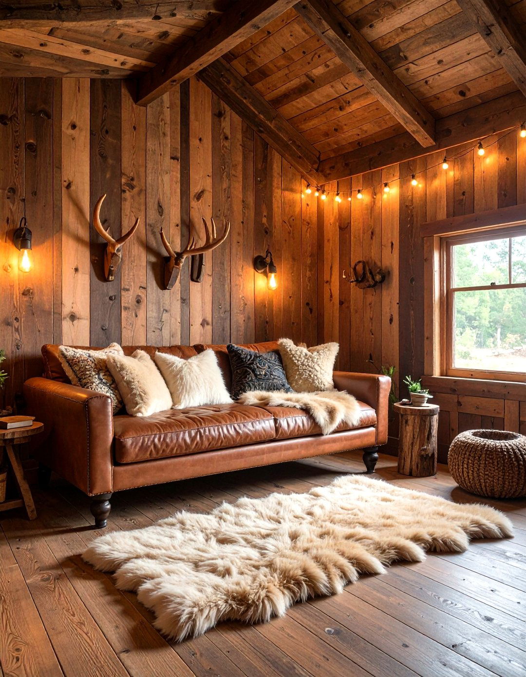 Rustic Cabin Vibe - 20 She Shed Interior Ideas