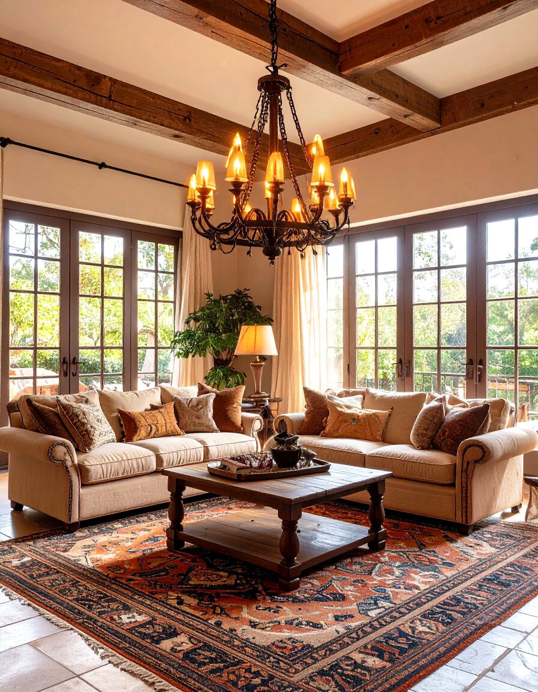 Rustic Chandeliers and Lighting - 20 Spanish Mediterranean House Ideas