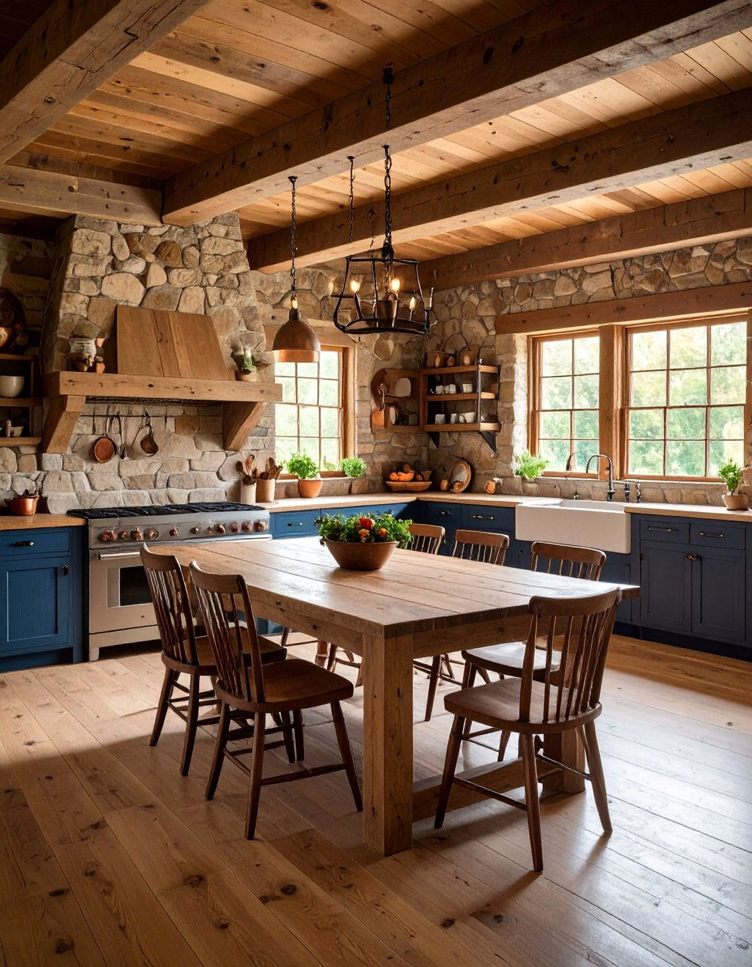Rustic Country Kitchen Diner - 20 Kitchen Diner Ideas