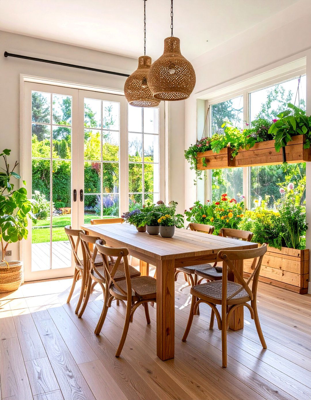 Rustic Dining Room Garden Connection Paradise - 20 Rustic Dining Room Ideas