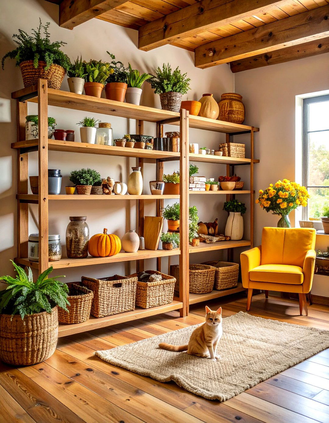 Rustic Farmhouse Cat Room Style - 20 Cat Room Ideas