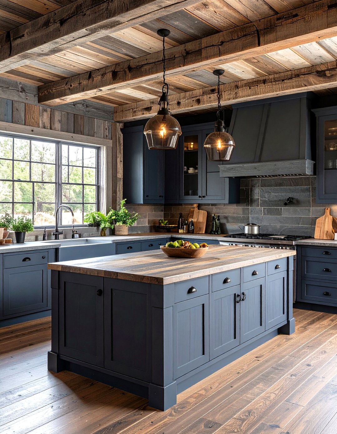 Rustic Farmhouse Gray Kitchen Charm - 20 Gray Kitchens
