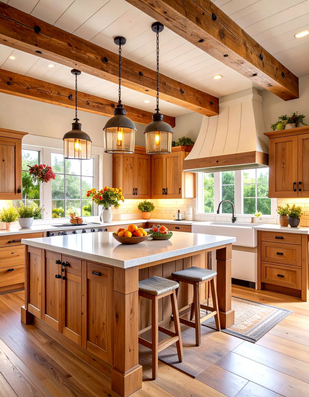 Rustic Farmhouse Lanai Kitchen - 20 Lanai Kitchen Ideas