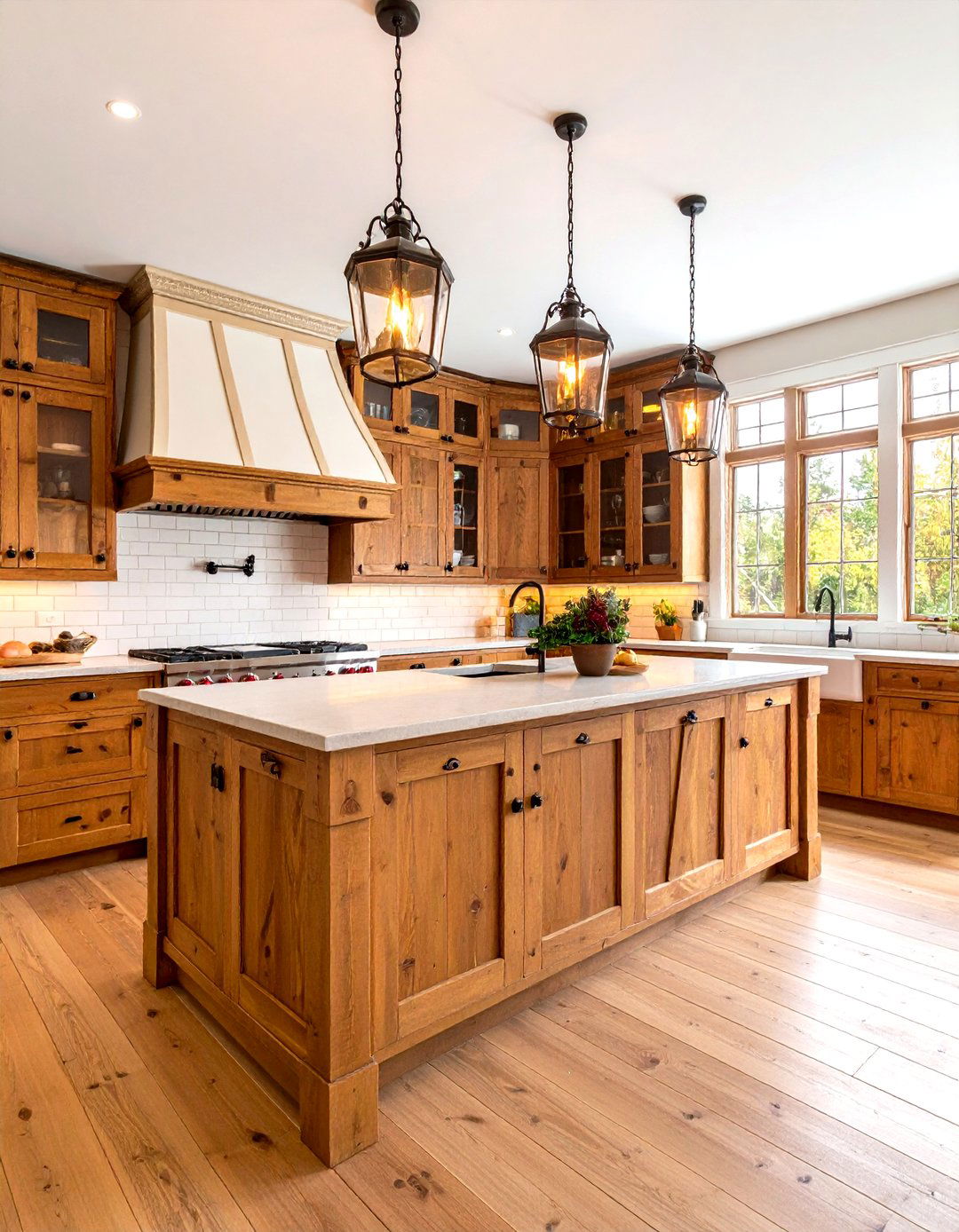 Rustic Farmhouse Maple Kitchen Cabinets - 20 Maple Kitchen Cabinets Ideas