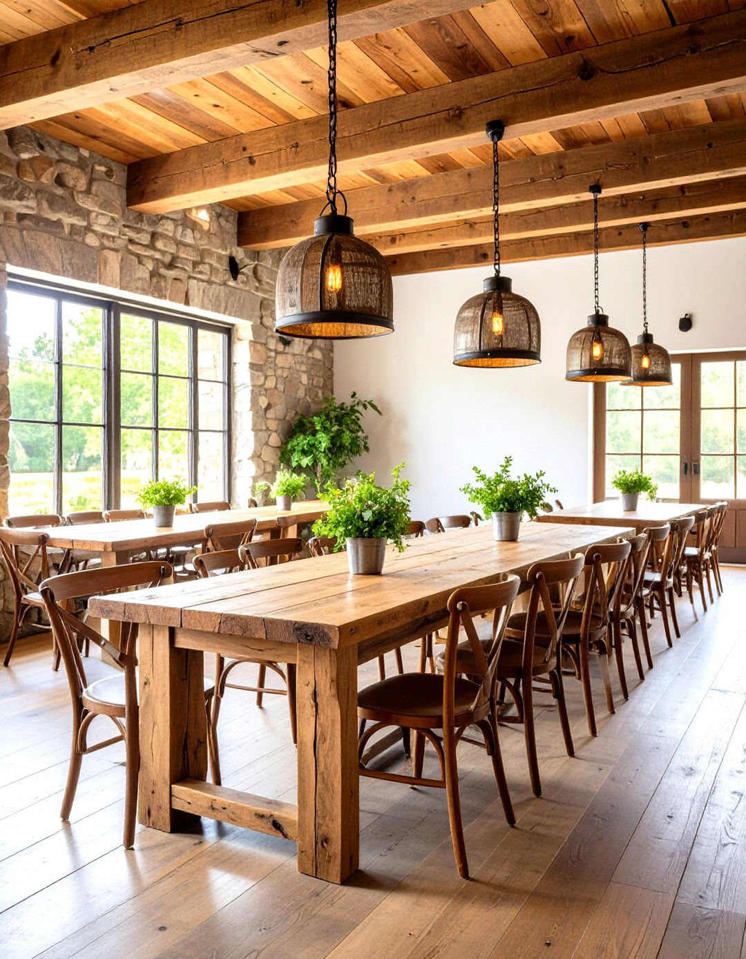 Rustic Farmhouse Restaurant Interior Design - 20 Restaurant Interior Design Ideas