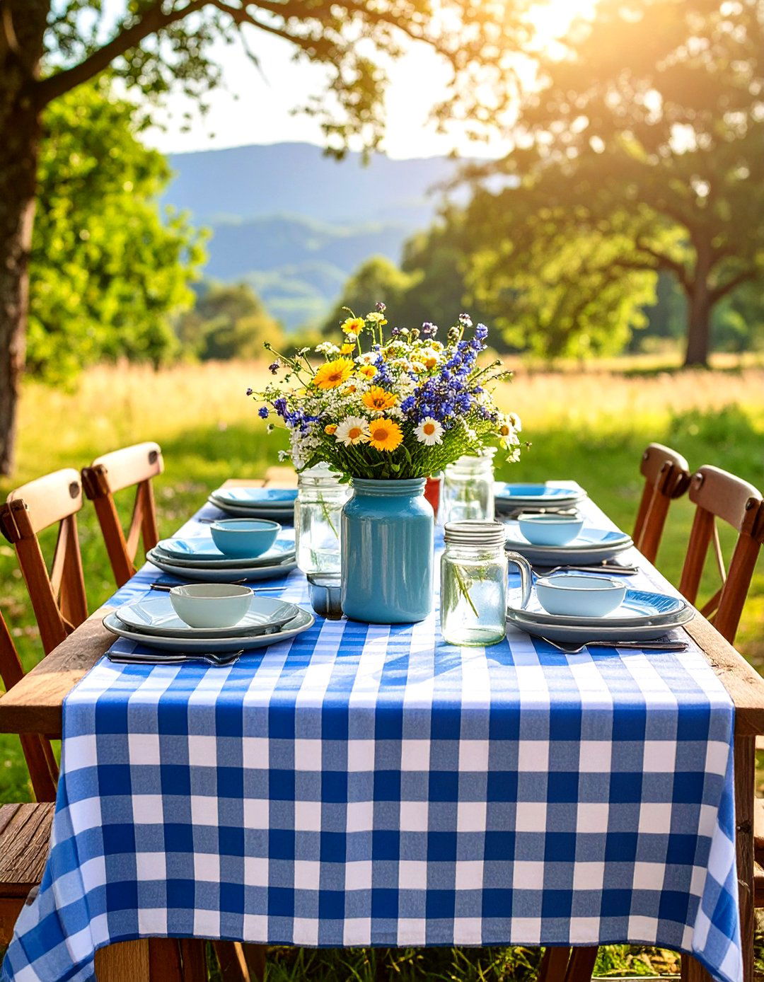 Rustic Farmhouse Tablescape - 20 Tablescape Ideas