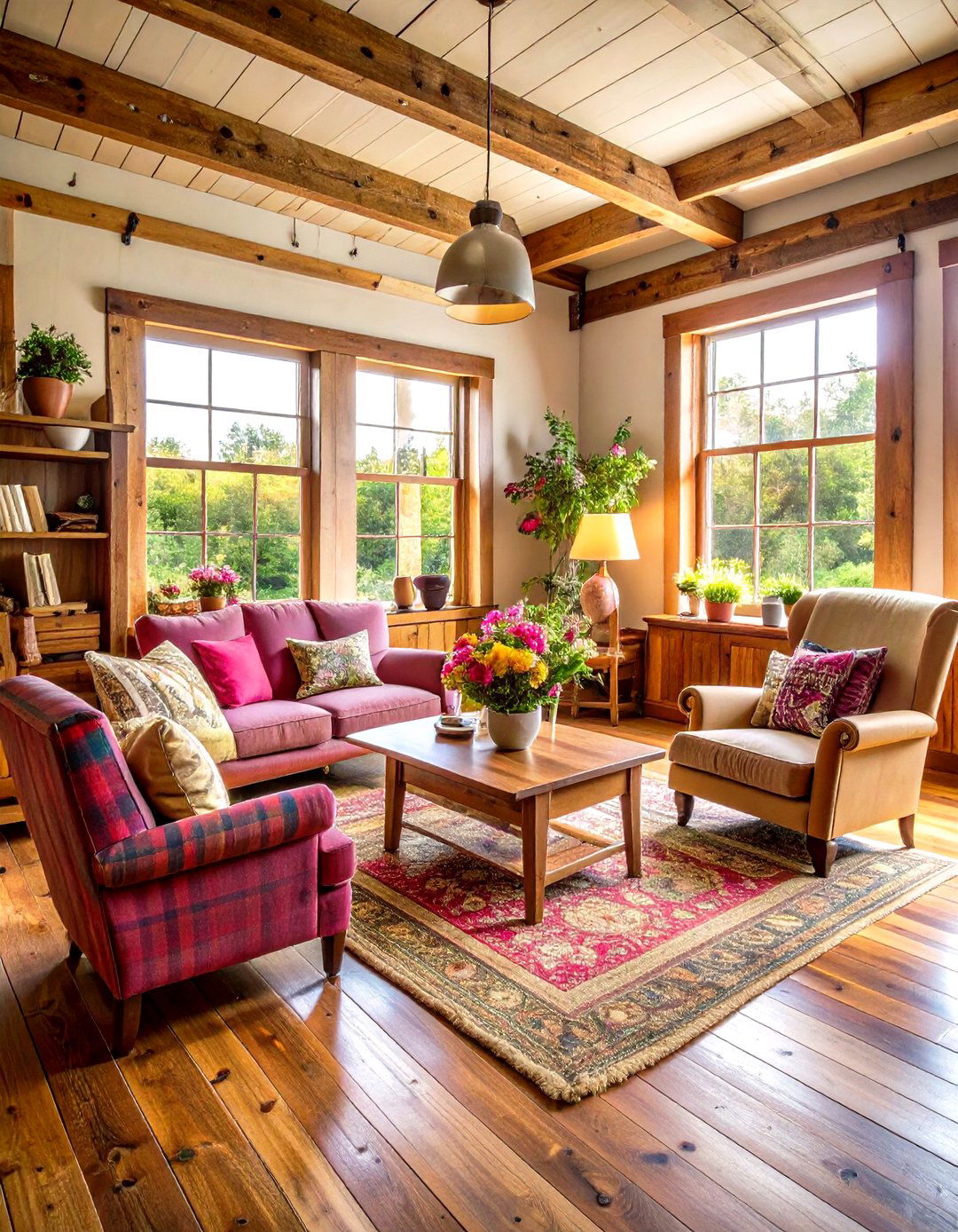 Rustic Farmhouse Therapist Room with Comfort Focus - 20 Therapist Room Ideas
