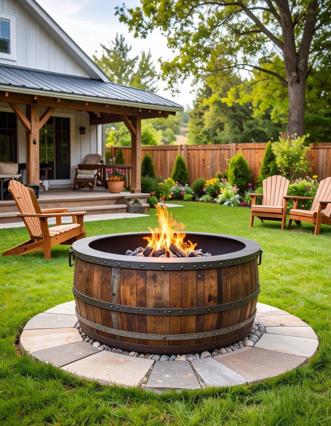 Rustic Fire Pit Charm - 20 Fire Pit Ideas