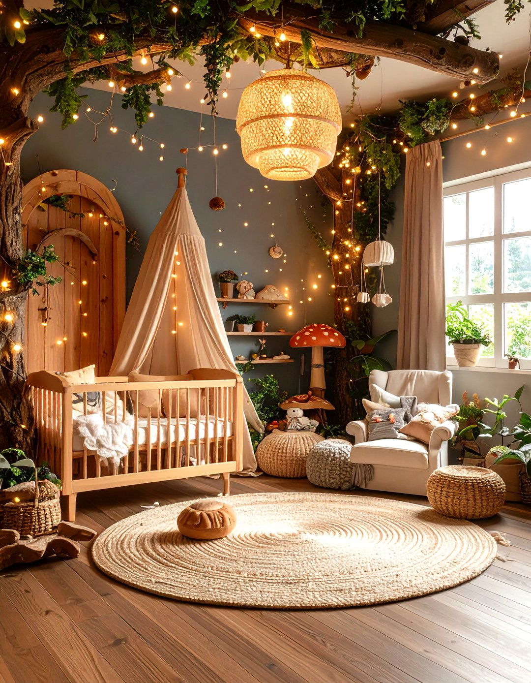 Rustic Forest Enchantment Nursery - 20 Rustic Nursery Ideas